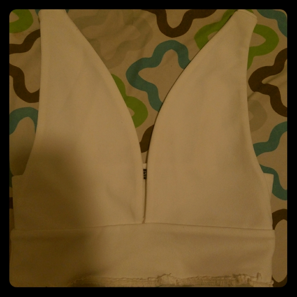 White Nasty Gal bralette